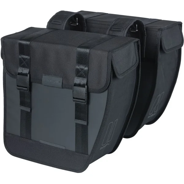 Dubbele fietstas Basil Tour Waterproof XL 35 liter 34 x 14 x 34 cm - zwart