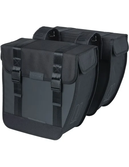 Dubbele fietstas Basil Tour Waterproof XL 35 liter 34 x 14 x 34 cm - zwart