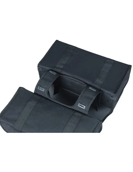 Dubbele fietstas Basil Kavan Eco Classic Rounded 46 liter 37 x 18 x 32 cm - zwart