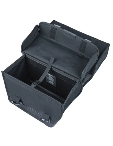 Dubbele fietstas Basil Kavan Eco Classic Rounded 46 liter 37 x 18 x 32 cm - zwart