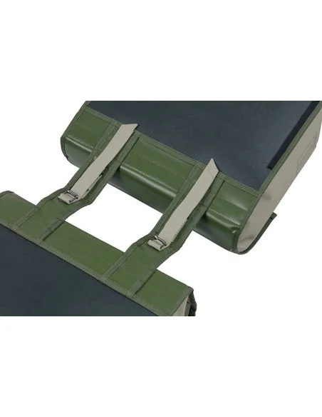 Dubbele fietstas Basil Urban Load 48-53 liter 40 x 17 x 46 cm - moss green/sand