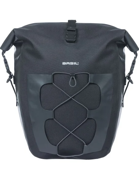 Fietstas Basil Navigator Waterproof 25-31 liter 32 x 15 x 37 cm - zwart
