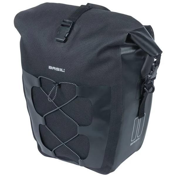 Fietstas Basil Navigator Waterproof 25-31 liter 32 x 15 x 37 cm - zwart