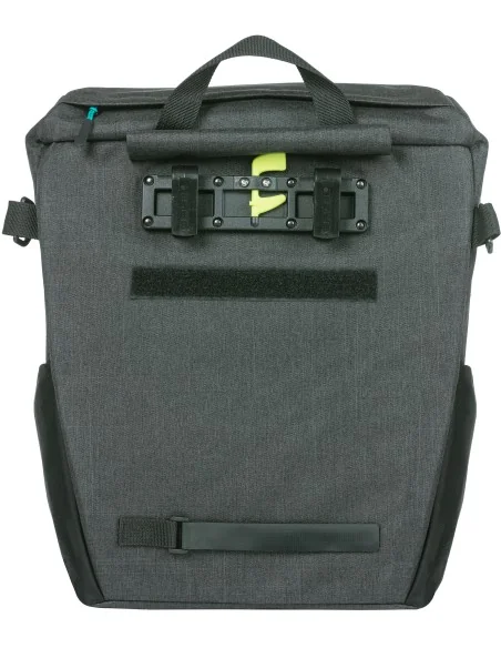 Fietstas Basil Discovery 365D L 20 liter 30 x 17 x 36 cm - zwart melee