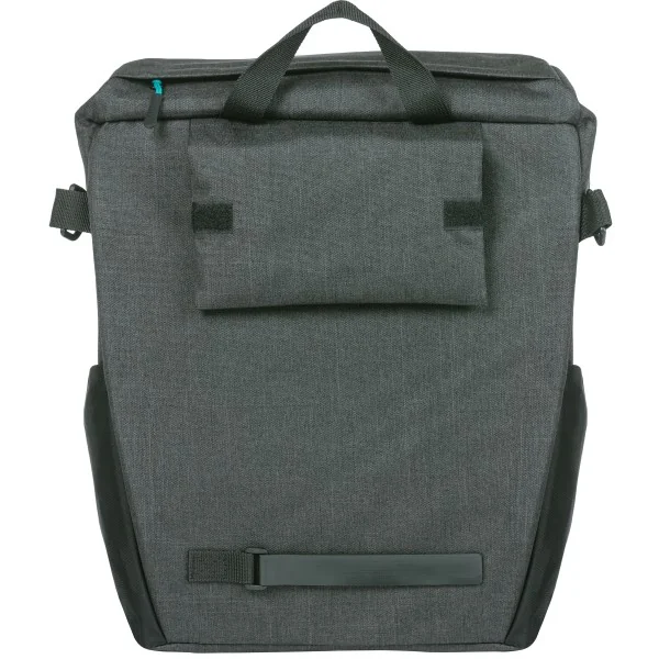 Fietstas Basil Discovery 365D L 20 liter 30 x 17 x 36 cm - zwart melee