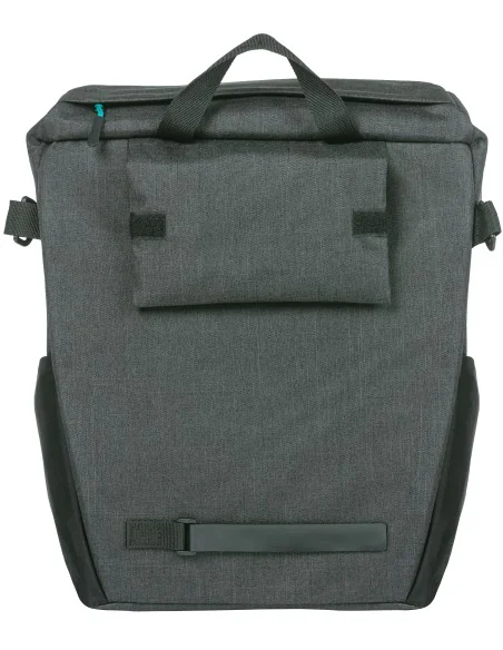 Fietstas Basil Discovery 365D L 20 liter 30 x 17 x 36 cm - zwart melee