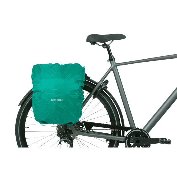 Fietstas Basil Discovery 365D L 20 liter 30 x 17 x 36 cm - zwart melee