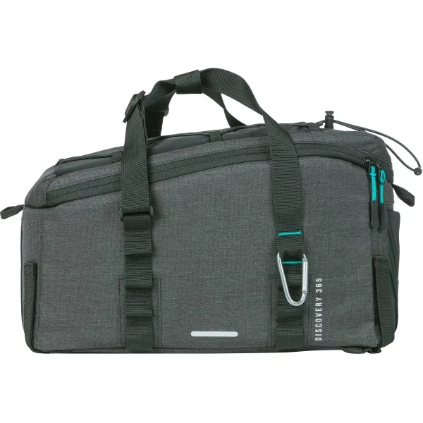 Bagagedragertas Basil Discovery 365D 9 liter 36 x 16 x 20 cm - zwart melee