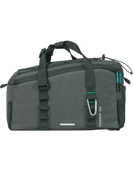 Bagagedragertas Basil Discovery 365D 9 liter 36 x 16 x 20 cm - zwart melee