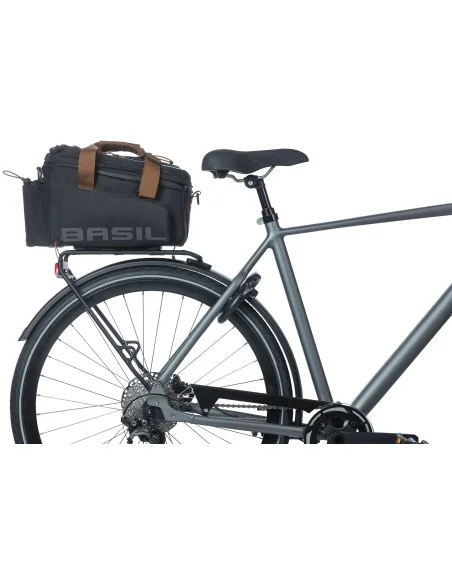 Bagagedragertas Basil Miles XL Pro 9-36 liter 31 x 23 x 20 cm - black slate