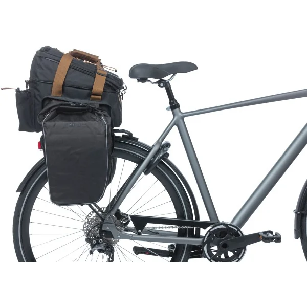 Bagagedragertas Basil Miles XL Pro 9-36 liter 31 x 23 x 20 cm - black slate