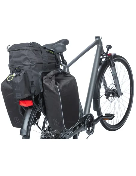 Bagagedragertas Basil Miles XL Pro 9-36 liter - black lime