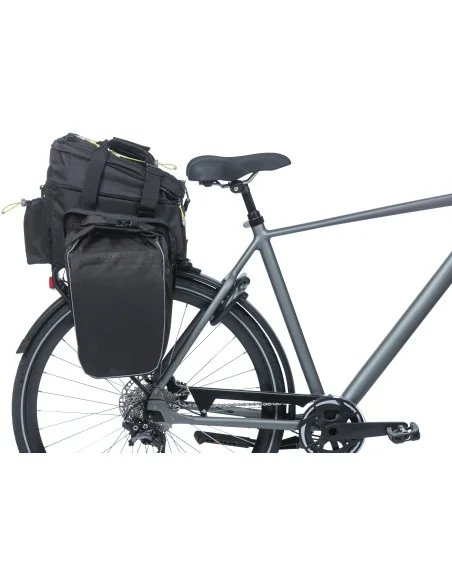 Bagagedragertas Basil Miles XL Pro 9-36 liter - black lime