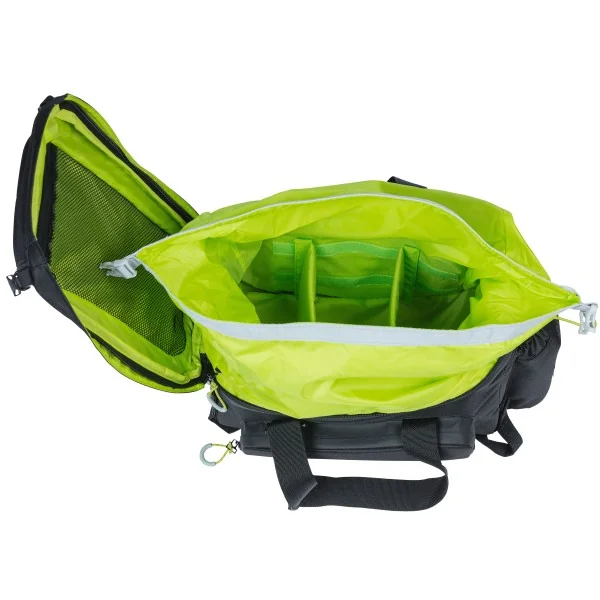 Bagagedragertas Basil Miles XL Pro 9-36 liter - black lime
