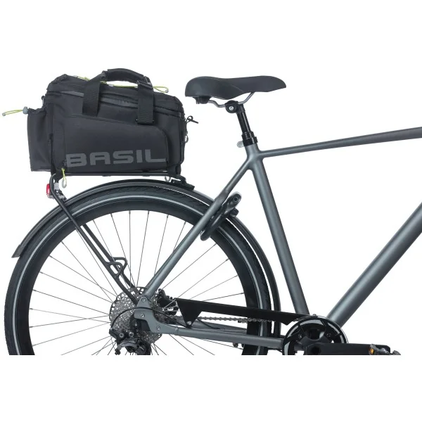 Bagagedragertas Basil Miles XL Pro 9-36 liter - black lime