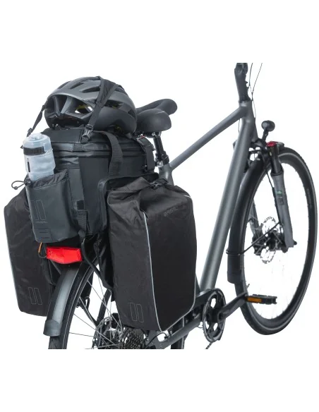 Bagagedragertas Basil Miles Tarpaulin XL Pro 9-36 liter 31 x 23 x 20 cm - black orange