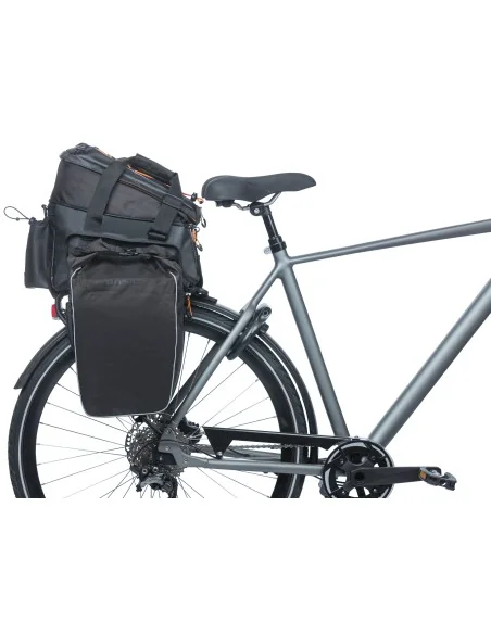 Bagagedragertas Basil Miles Tarpaulin XL Pro 9-36 liter 31 x 23 x 20 cm - black orange