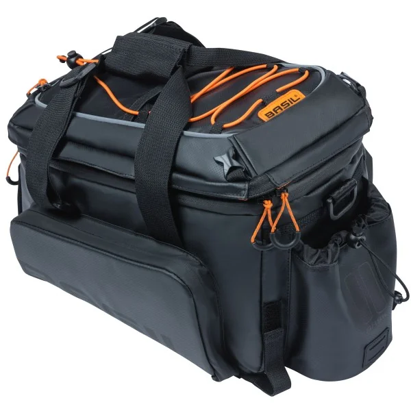 Bagagedragertas Basil Miles Tarpaulin XL Pro 9-36 liter 31 x 23 x 20 cm - black orange