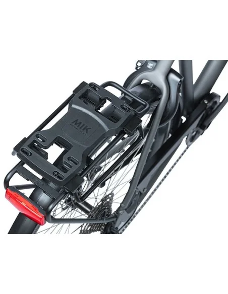 MIK Pannier bag tubes Basil voor MIK bagagedragerplaat - zwart (2 stuks)