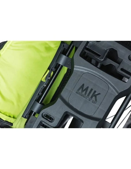 MIK Pannier bag tubes Basil voor MIK bagagedragerplaat - zwart (2 stuks)