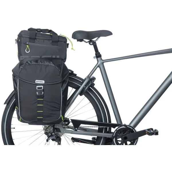 MIK Double Decker Basil voor MIK adapterplaat 25 x 11 x 1 cm - zwart