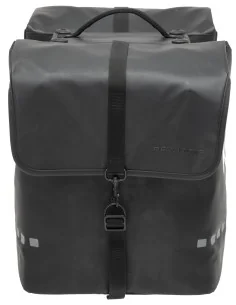 Dubbele fietstas New Looxs Odense Double Racktime 39 liter 34 x 16 x 38 cm (x2) - zwart