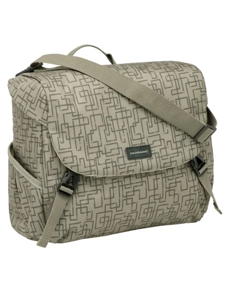 Enkele fietstas New Looxs Mondi Joy Single 18,5 liter 36 x 16 x 32 cm - ivy walnut