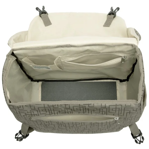 Enkele fietstas New Looxs Mondi Joy Single 18,5 liter 36 x 16 x 32 cm - ivy walnut