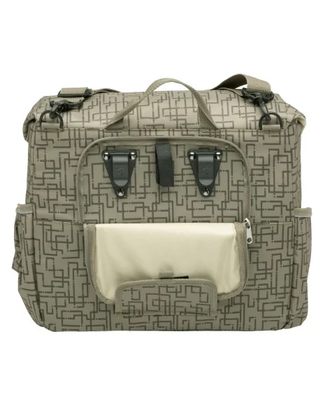 Enkele fietstas New Looxs Mondi Joy Single 18,5 liter 36 x 16 x 32 cm - ivy walnut