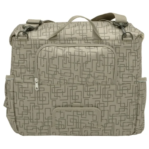 Enkele fietstas New Looxs Mondi Joy Single 18,5 liter 36 x 16 x 32 cm - ivy walnut