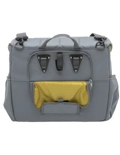 Enkele fietstas New Looxs Mondi Joy Single 18,5 liter 36 x 16 x 32 cm - quilted grey