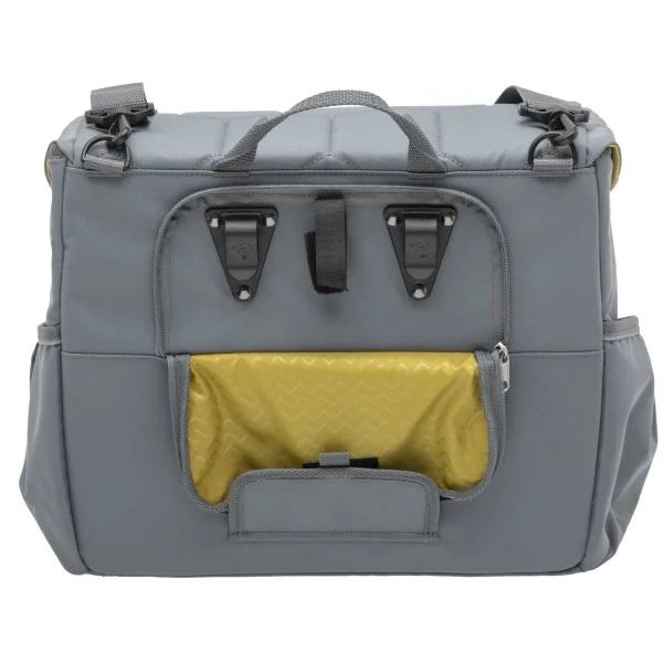 Enkele fietstas New Looxs Mondi Joy Single 18,5 liter 36 x 16 x 32 cm - quilted grey