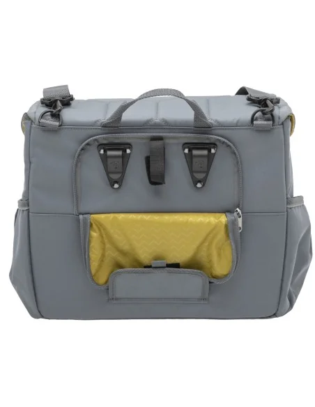 Enkele fietstas New Looxs Mondi Joy Single 18,5 liter 36 x 16 x 32 cm - quilted grey