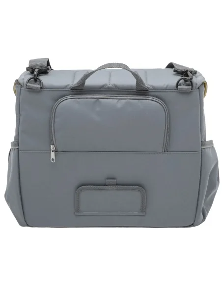 Enkele fietstas New Looxs Mondi Joy Single 18,5 liter 36 x 16 x 32 cm - quilted grey