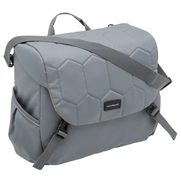 Enkele fietstas New Looxs Mondi Joy Single 18,5 liter 36 x 16 x 32 cm - quilted grey