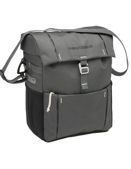 Enkele fietstas New Looxs Vigo Single 18,5 liter 31 x 15 x 40 cm - grijs