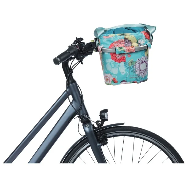 Fietsmand Basil Bloom Field Carry All Front KF 15 liter 27 x 37 x 25 cm - blue