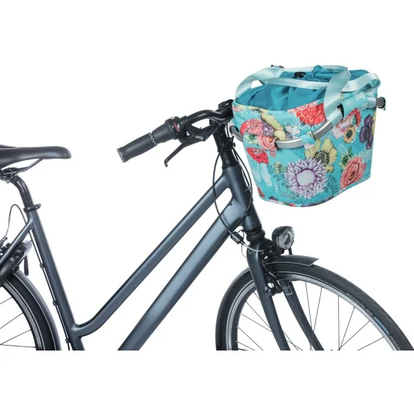 Fietsmand Basil Bloom Field Carry All Front KF 15 liter 27 x 37 x 25 cm - blue