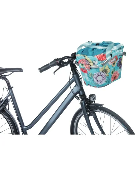 Fietsmand Basil Bloom Field Carry All Front KF 15 liter 27 x 37 x 25 cm - blue