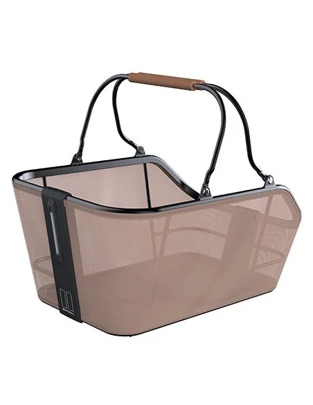 Fietsmand Basil Cento Tech Fiber Nordlicht MIK 22 liter 46 x 34 x 25 cm - sand brown