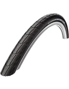 Buitenband Schwalbe Delta Cruiser Plus PunctureGuard 26 x 1 3/8" / 37-590 mm - zwart met reflectie