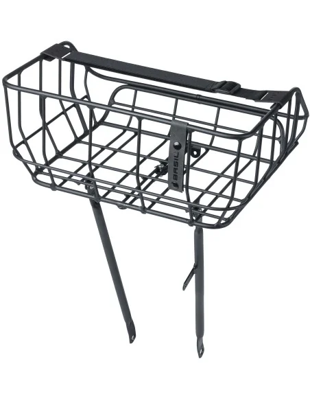 Fietsmand Basil Portland Front 25 liter 43 x 36 x 22 cm - mat zwart