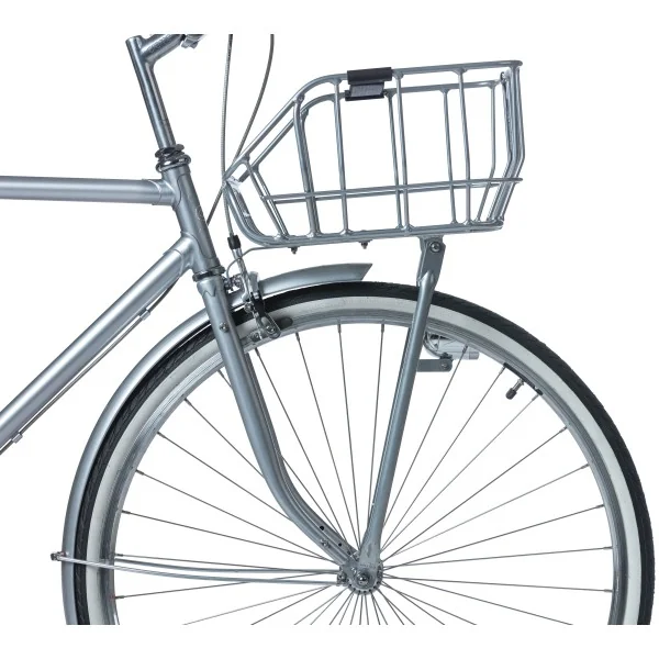 Fietsmand Basil Portland Front 25 liter 43 x 36 x 22 cm - chroom