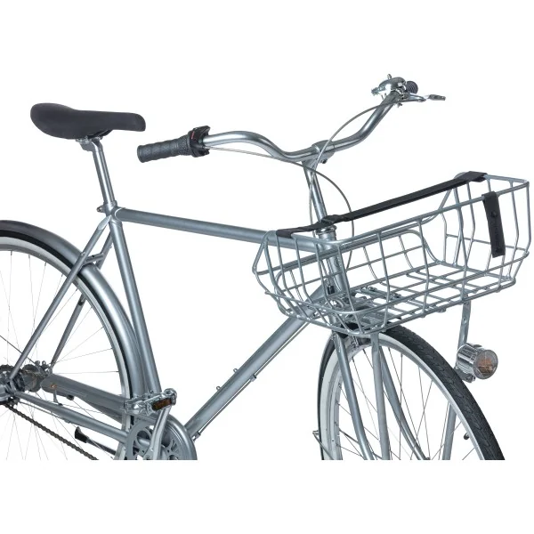 Fietsmand Basil Portland Front 25 liter 43 x 36 x 22 cm - chroom