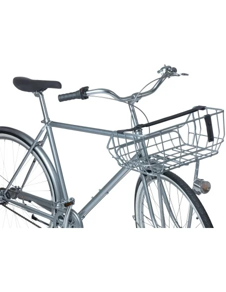 Fietsmand Basil Portland Front 25 liter 43 x 36 x 22 cm - chroom