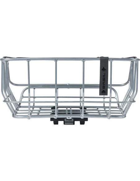 Fietsmand Basil Portland Rear MIK 25 liter 43 x 36 x 22 cm - chroom