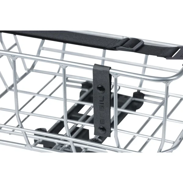 Fietsmand Basil Portland Rear MIK 25 liter 43 x 36 x 22 cm - chroom