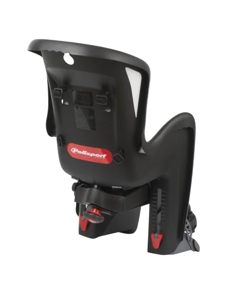 Kinderzitje achter Polisport Bilby Maxi RS framebevestiging - zwart