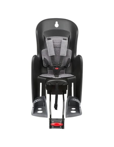 Kinderzitje achter Polisport Bilby Maxi RS framebevestiging - zwart