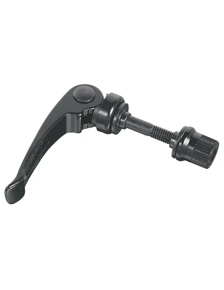 Zadelpen snelspanhendel Ergotec M6-M8 x 35 mm aluminium - zwart